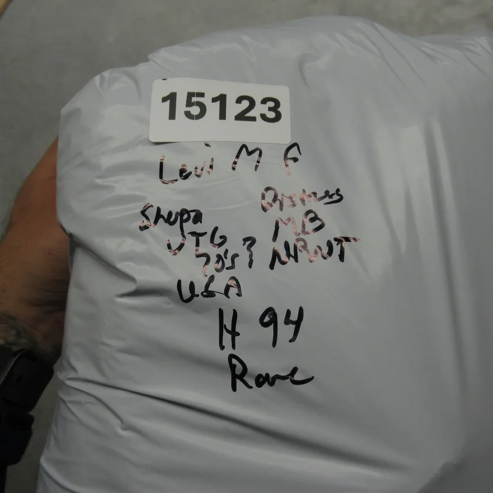 Levis Jacket Mens Large Light Wash Sherpa Lined Trucker USA VTG 80's FADE‎ Rare - Picture 15 of 15